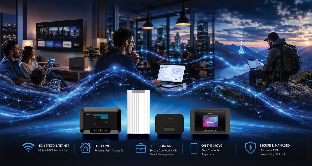 JEXtream connected internet products